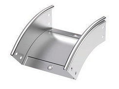 Угол CD 45 вертикальный внеш. 45° 400х100 в комплекте с крепежными элементами и соединительными пластинами, необходимыми | 36885KZL | DKC