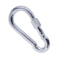 Карабин пожарный с фиксатором 5 мм (DIN 5299D) (1 шт/уп) | PR08.25081 | Промрукав