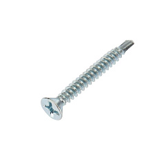 Саморез оконный KRANZ сверло, 3.9х32, белый цинк, короб (500 шт./уп.) |KR-01-3722-0012 | Kranz