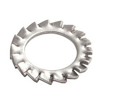 Шайба стопорная с наружными зубцами М8 DIN 6798 INOX  |shst8-INOX| EKF