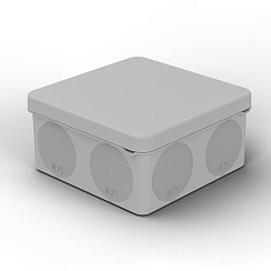 Коробка распаячная для прямого монтажа ОУ, HF, 100х100х50мм, IP67 (мембранные вводы) | 28-3079 | REXANT