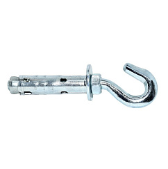 Анкер с крюком DX ZN М10x60 (2 шт) - пакет | 148889 | Tecfi