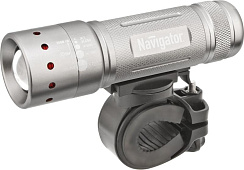 Фонарь велосипедный NPT-B01-3AAA  2 крепл. CREE 1LEDх5Вт, фокус, блист. | 94964 | Navigator