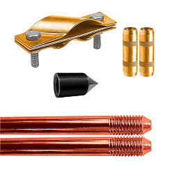 Электрод заземления EZ — 3 (3 метра, 14 мм, 2 х 1500 мм)|60202|Ezetek