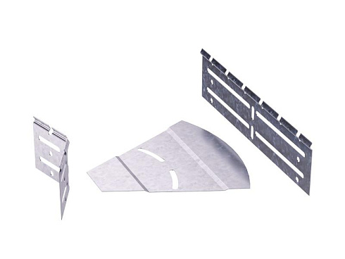 Горизонтальный изменяемый угол СРО 0-45град. 50х200, 2,0 мм, цинк-ламель, в комплекте с крепежными элементами | SVH520KHDZL | DKC