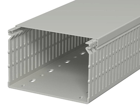 Распределительный кабельный канал LK4 N 80x120x2000 мм (ПВХ,серый) (LK4 N 80120) | 6178236 | OBO Bettermann