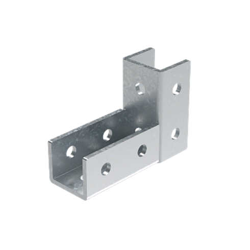 Соединитель С-образного профиля 41х41 под углом 90°, горячеоцинкованный | BSF4106HDZ | DKC