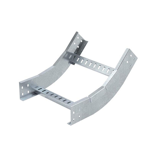 Угол вертикальный внутренний 45 градусов, 100х300 R300, лонжерон 1,5 мм, цинк-ламельный, с креп. эл. и соед. пластинами | LIH0133KZL | DKC