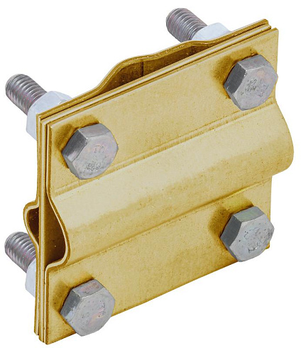 Зажим заземл. крест. стержень-пол./прут. латунь | ZGC33-40-1-16-40 | IEK