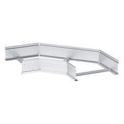 Угол 90 градусов горизонтальный лестничный усиленный 150x400 мм (2 мм) HDZ EKF | gltp90150400-2-HDZ | EKF