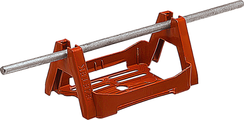 Держатель проводника круглого 8 мм для плоской кровли, пластик|91051|Ezetek