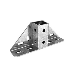 Опора №4, для СТРАТ профиля 41х41 мм, толщ. 5,0 мм, гальван. цинк, 876159 | ОП-4-5,0-ЭЦ |  Ostec