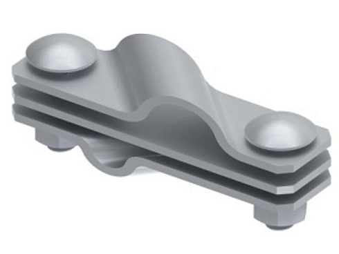 Соединитель диагональный стержня заземления D-20, гор. цинк, 391121 | МС-121-ГЦ |  Ostec