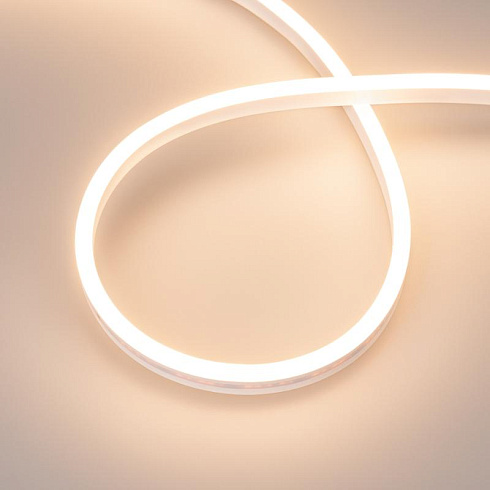 Светодиодная лента герметичная AURORA-PS-A120-12x6mm 24V Warm3000 (10 W/m, IP65, 2835, 5m) (Arlight, Силикон) | 036675 | Arlight