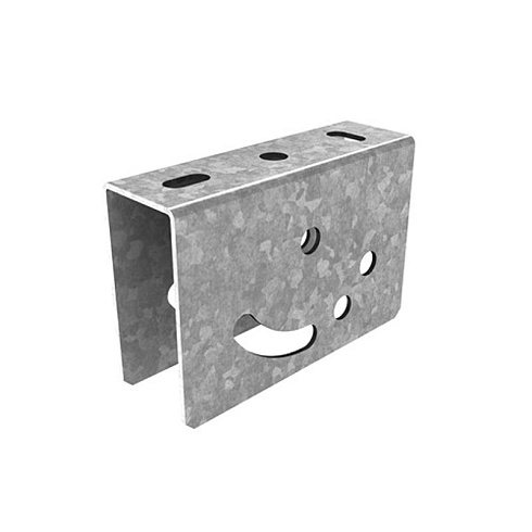 Поворотно-потолочный держатель для СТРАТ профиля, толщ. 2,5 мм, Сендзимир цинк, 051704 | ППДС-2,5-СЦ |  Ostec