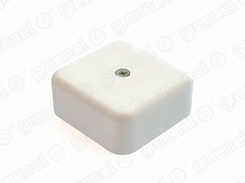 Коробка распределительная для о/п с кабель-каналом 50х50х20мм, IP40, цвет-БЕЛЫЙ (4уп*48шт/192шт) | GE41205-01 | GREENEL