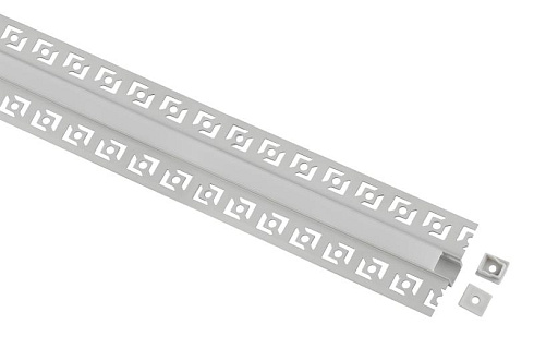 Комплект с анодированным профилем под штукатурку  5313(01) 53х13мм 2,5м  | Б0062860 | ЭРА