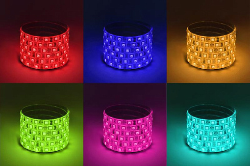 Лента светодиодная LS5050-14,4-60-12-RGB-IP65-2year-5m | Б0044123 | ЭРА