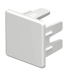 Торцевая заглушка кабельного канала WDK 25x25 мм (ПВХ,белый) (WDK HE25025RW) | 6193145 | OBO Bettermann