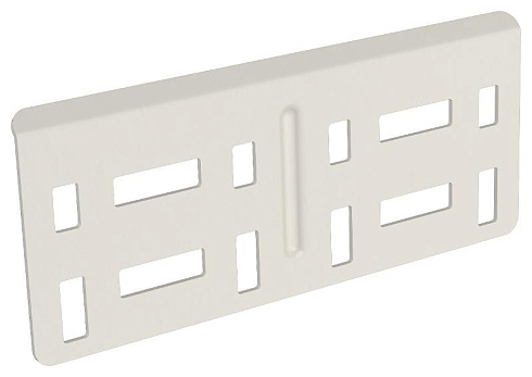 Пластина соединительная 80мм RAL 9016 | CLM51D-PS-080-9016 | IEK