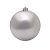 Елочная фигура «Шар» 15 см, цвет серебряный | 502-025 | NEON-NIGHT