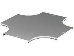 Крышка на ответвитель DPX крестообразный осн.100, цинк-ламельная в комплекте с метизами и пластинами PTCE | 38062KZL | DKC