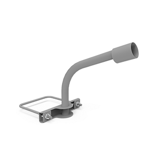 Кронштейн для уличных светильников на опору с 1 хомутом 625х460х480 D60мм | 903265203 | Gauss