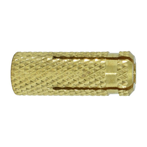 Анкер забивной латунный M6 (50 шт)- пакет | 148941 | Tecfi