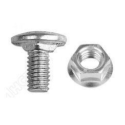 Компл. соед. 6х10 (Винт М6 +гайка) TDZ (200 шт) | wgm6x10-TDZ | EKF