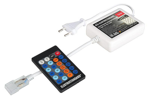 Контроллер одноцветный с радио пультом (24 кнопки) LSC 002 220V 3,5A 720W IP44 | a035332 | Elektrostandard