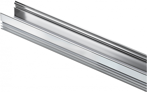 Профиль для светодиодной ленты  2000*16,5*11,9 мм  ИПСЛ-02 накладной алюминиевый 2 м | 91939 | INNOLUX