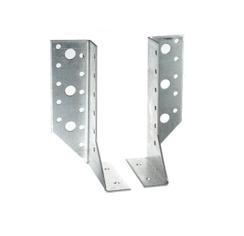 Опора балки левая 140х76х25х2, оцинкованная - накл. | 124429 | Tech-KREP