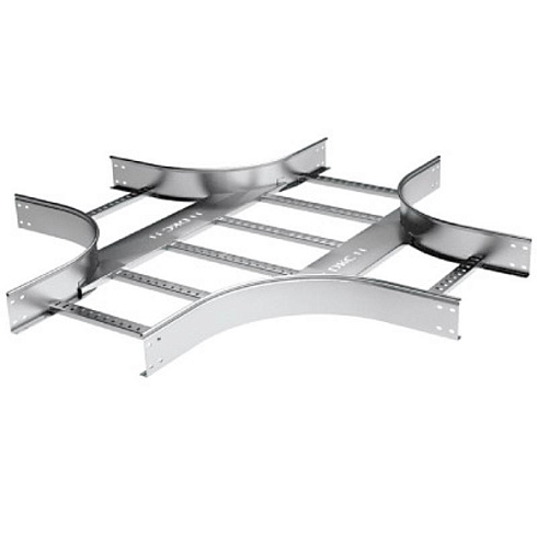 Х-ответвитель 50х400 R-300 в комплекте с крепежными эл и соединительными пласт, необходимыми для монтажа | LX5304K | DKC