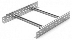 Лестничный лоток замковый 500х80х6000, толщ. 1,5 мм, Сендзимир цинк, 083586 | НЛО-500х80х6000-1,5-СЦ |  Ostec