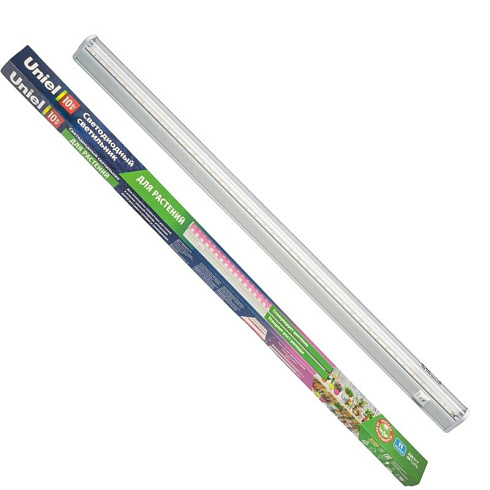 Светильник светодиодный для растений 550мм, выкл на корпусе ULI-P20-10W/SPSB IP40 WHITE Спектр для рассады и цветения | UL-00002991 | Uniel