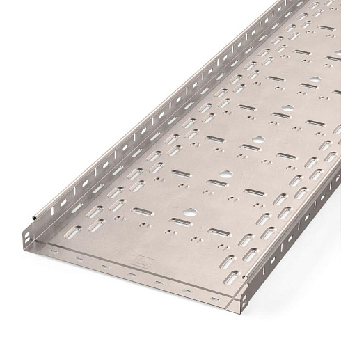 Лоток перфорированный Стандарт INOX (AISI 409) 400х50х3000 (1,0 мм) (6 м/уп) | PR16.2423 | Промрукав