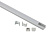 Комплект с накладным анодированным профилем  1612-1m 16х12мм, 1м, серебристый САВ261  | Б0062813 | ЭРА