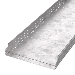 Лоток перфорированный Профи HDZ 500х100x3000 (2,0 мм) (6 м/уп) | PR16.13127 | Промрукав