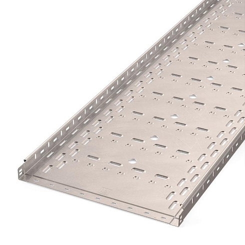 Лоток перфорированный Стандарт INOX (AISI 409) 500х50х3000 (1,0 мм) (6 м/уп) | PR16.2426 | Промрукав