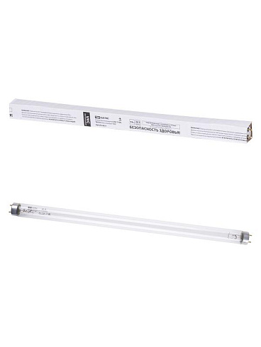 Лампа люминесцентная ультрафиолетовая UVC 15 Вт, T8/G13, безозоновая | SQ0355-0037 | TDM
