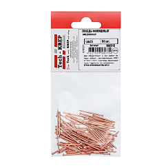 Гвоздь финишный омедненный 1,4х25 (50 шт) - пакет ( 0,023 кг) | 104918 | Tech-KREP