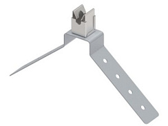 Держатель КЛИК на угловой конёк, гор. цинк, 394061 | МД-061-ГЦ |  Ostec