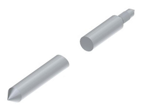 Стержень заземления L-1500 заостренный D16 quick, гор. цинк, 392266 | МЗ-266-ГЦ |  Ostec