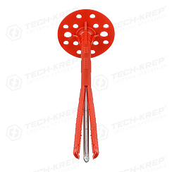 Дюбель для теплоизоляции с мет. гвоздём 10х200 (40 шт) - коробка ( 2,006 кг) | 138603 | Tech-KREP