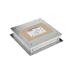 Simon Connect Монтажная коробка под люк в пол на 4 S-модуля, в бетон, глубина 75-90 мм, металл | G400 | Simon