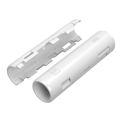 Муфта разборная d16 мм белая (10шт/500шт уп/кор) | PR13.02444 | Промрукав