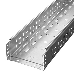 Лоток перфорированный Стандарт INOX (AISI 304) 200х100х3000 (0,8 мм) (3 м/уп) | PR16.2334 | Промрукав