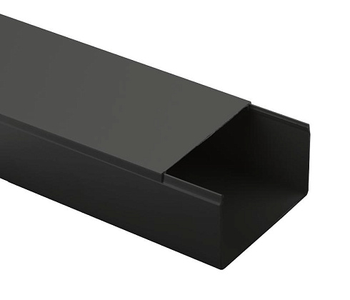 Кабель-канал ЭРА KK-B-100-60 100x60 черный 8м | Б0061528 | ЭРА