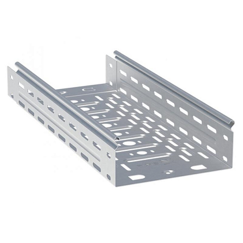 Лоток перфорированный металлический 80х100х3000-0,7мм (24м) RAL | L8010001-RAL | EKF