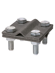 Зажим крестовой ЗКСГО25, горячеоцинкованный, стержень - провод 25-95 мм²/полоса 3х25 мм  | SQ2401-0031 | TDM